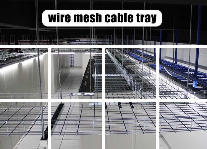 Wire mesh cable tray